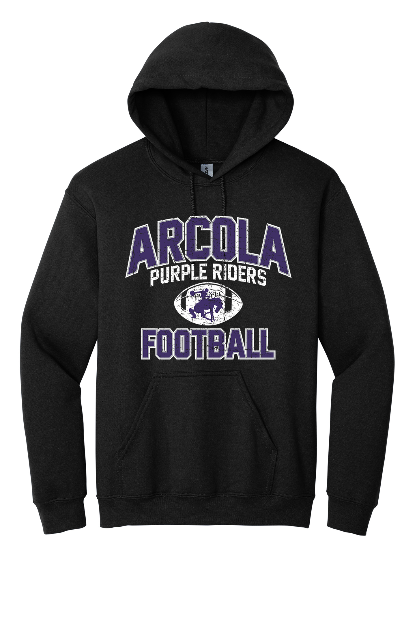 Arcola - Football - Design 01 -  Hooded Sweatshirt - Gildan 18500
