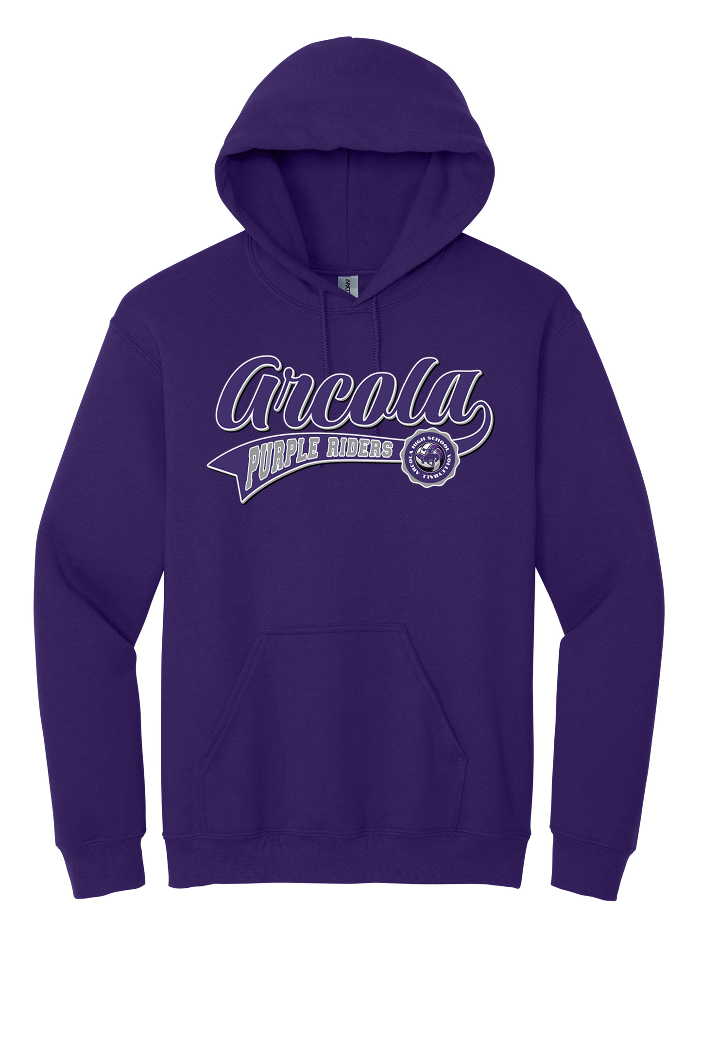 Arcola - Volleyball - Design 02 -  Hooded Sweatshirt - Gildan 18500