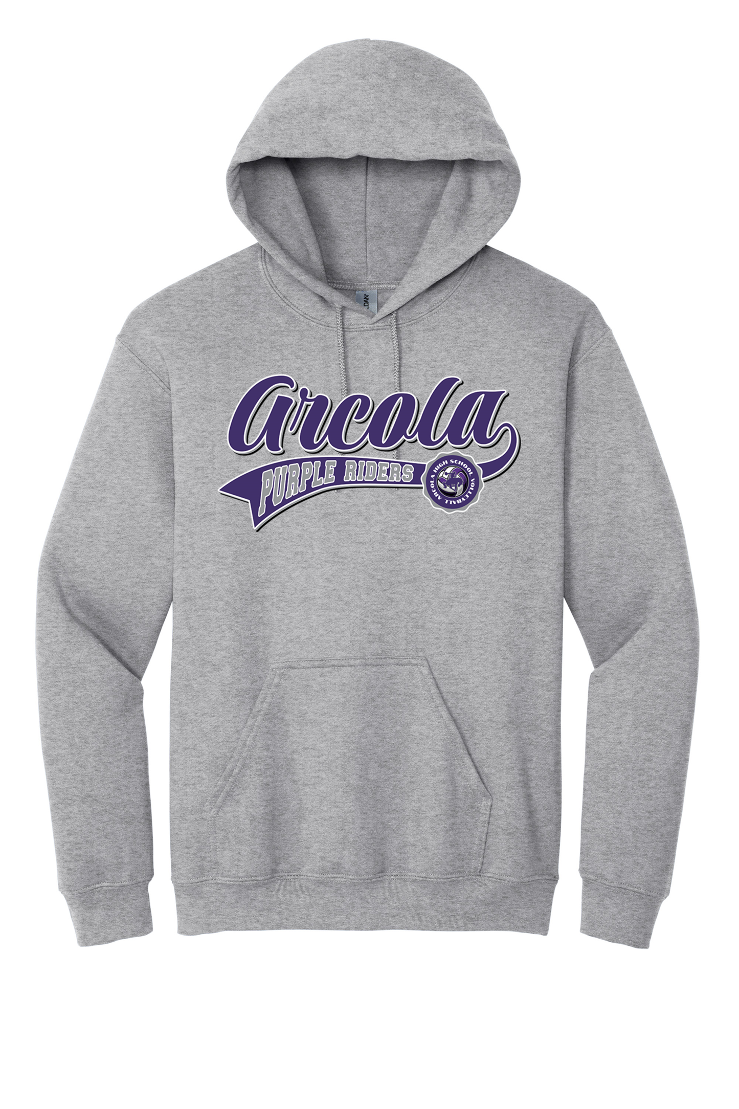 Arcola - Volleyball - Design 02 -  Hooded Sweatshirt - Gildan 18500