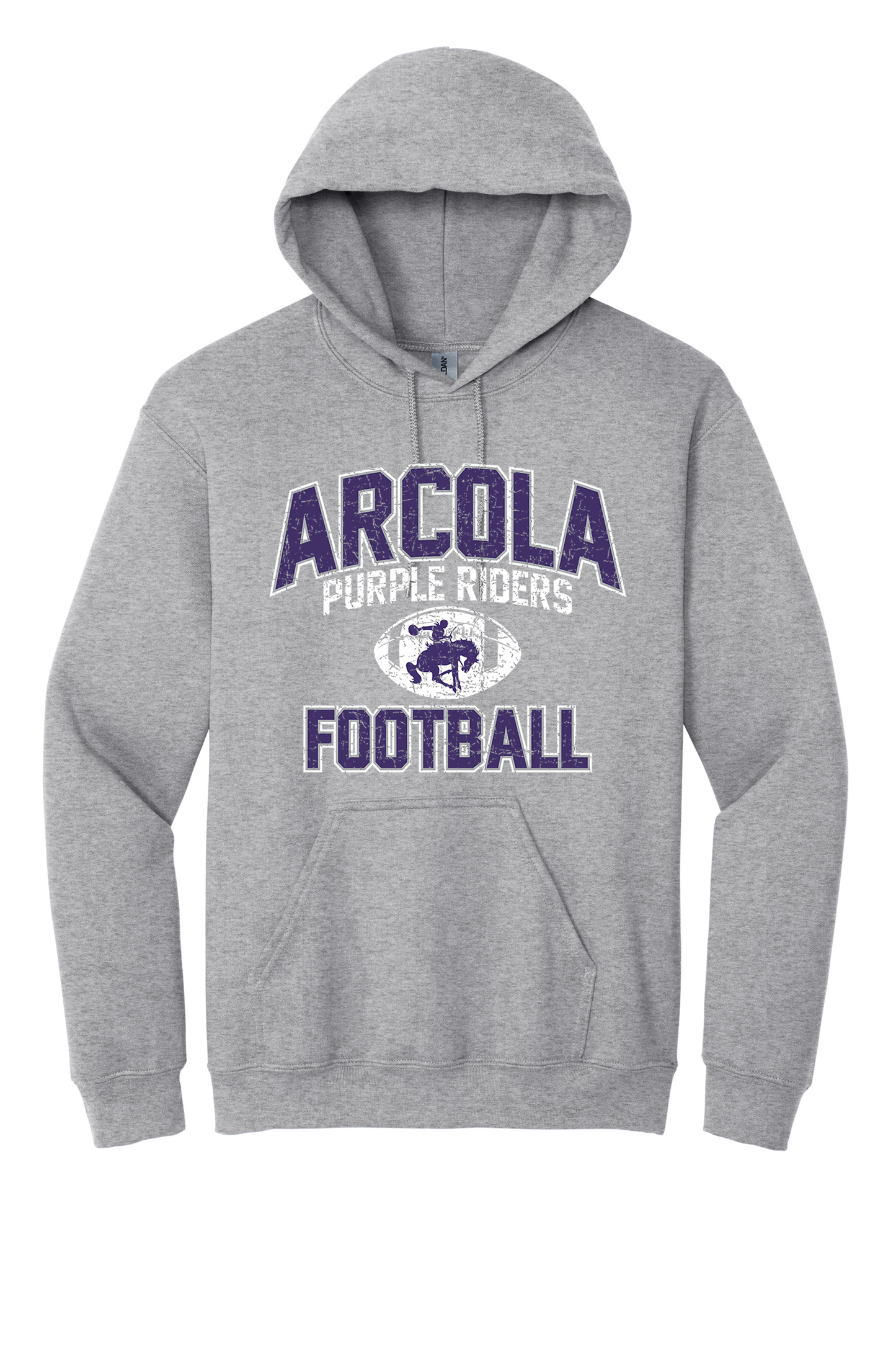 Arcola - Football - Design 01 -  Hooded Sweatshirt - Gildan 18500