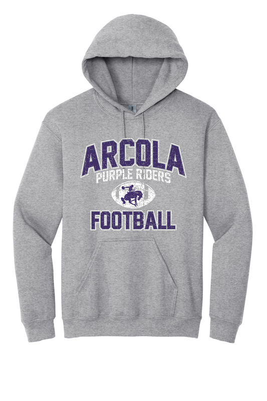 Arcola - Football - Design 01 -  Hooded Sweatshirt - Gildan 18500