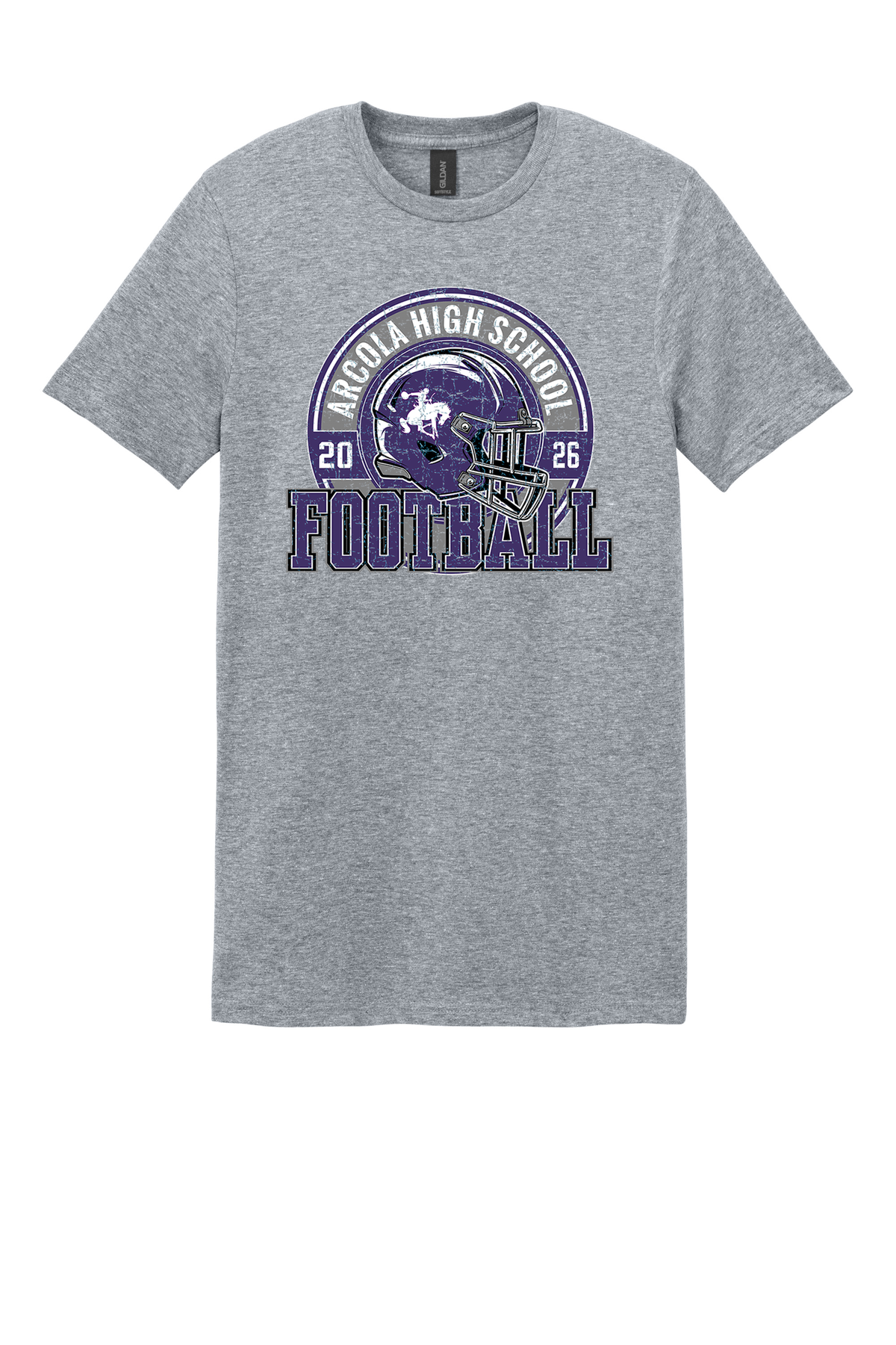 Arcola Football Design 02 Toddler T-shirt - Athletic Heather