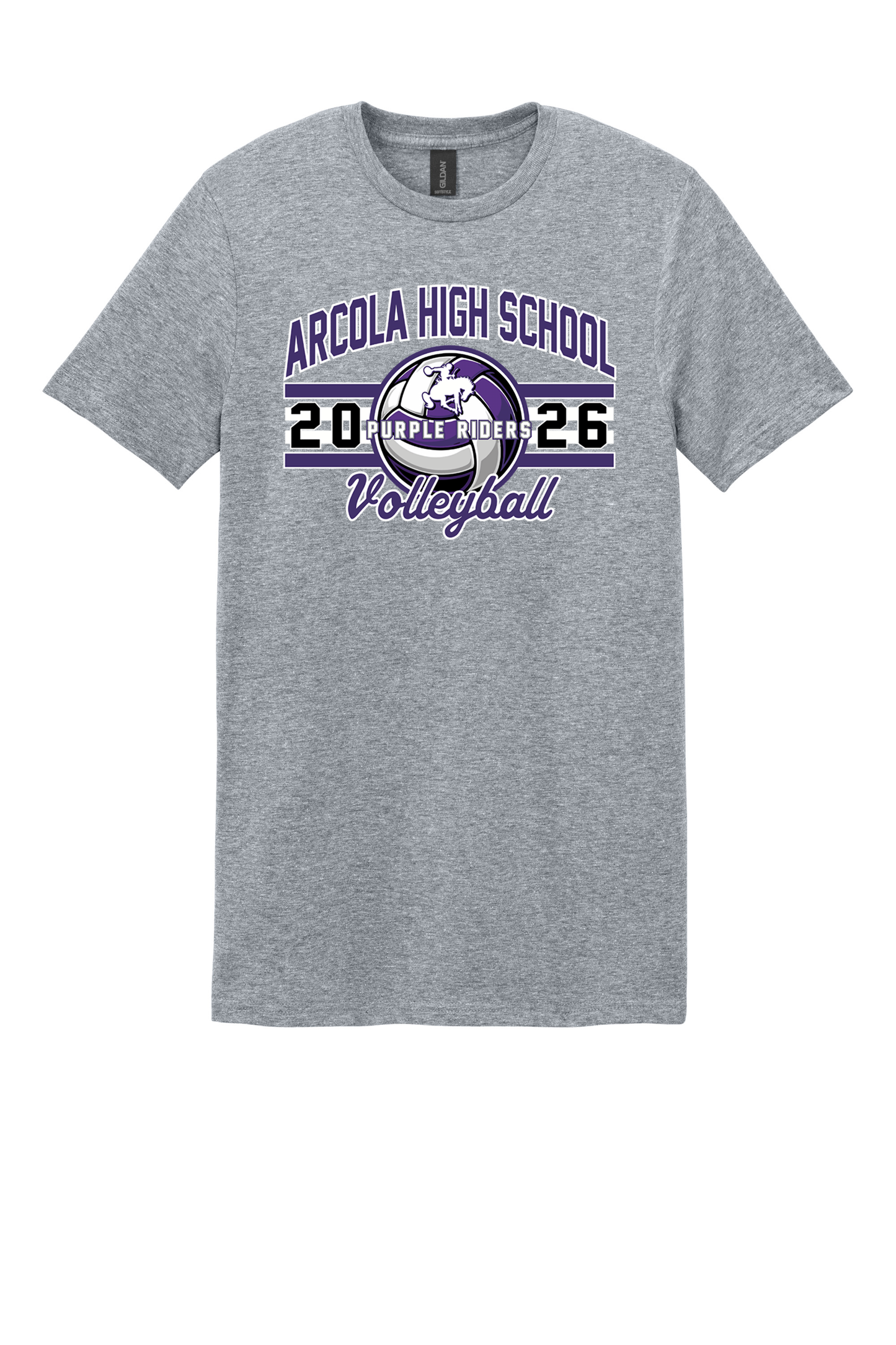 Arcola - Volleyball - Design 03 -  T-shirt - Gildan 64000