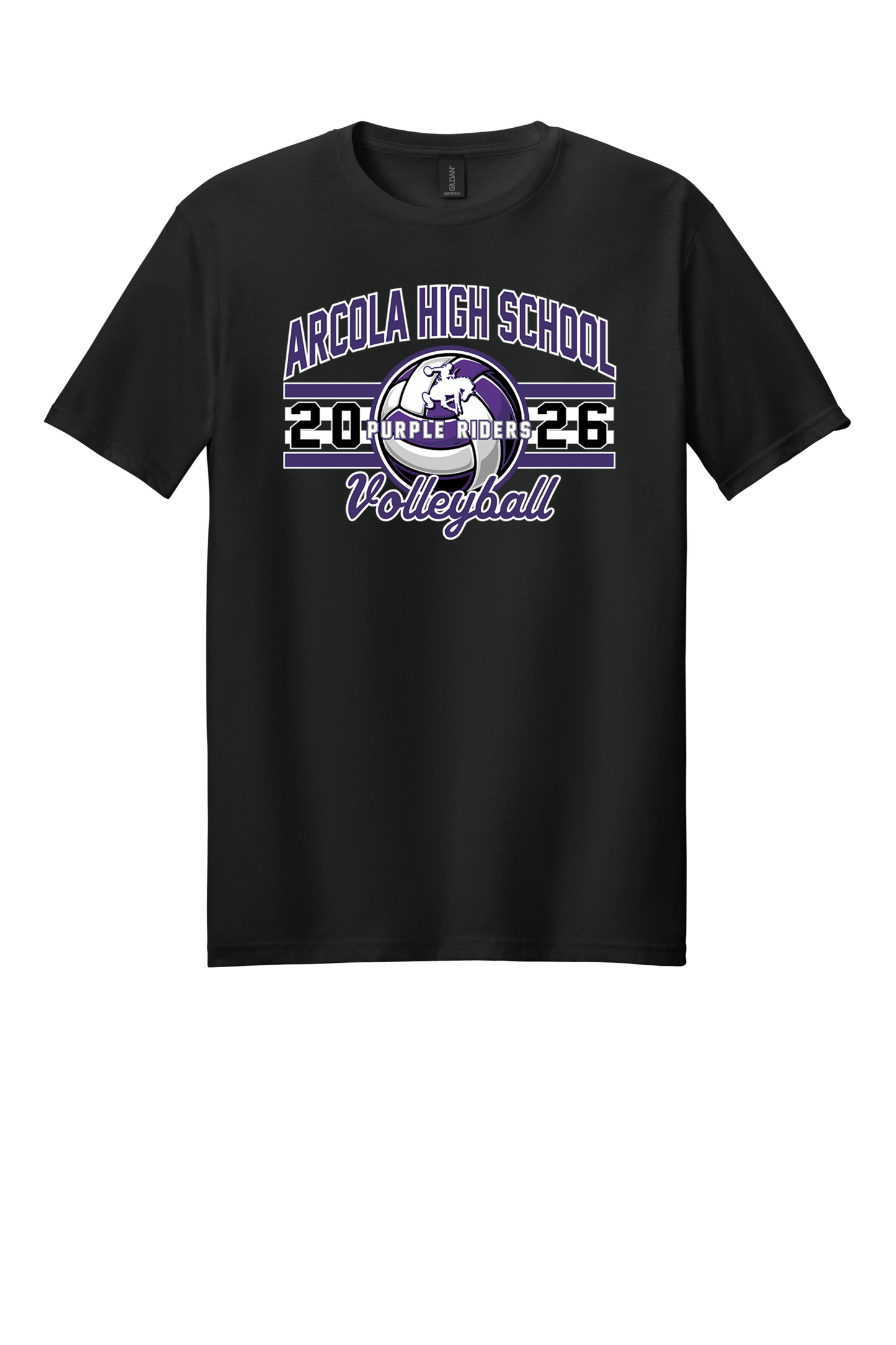 Arcola - Volleyball - Design 03 -  T-shirt - Gildan 64000