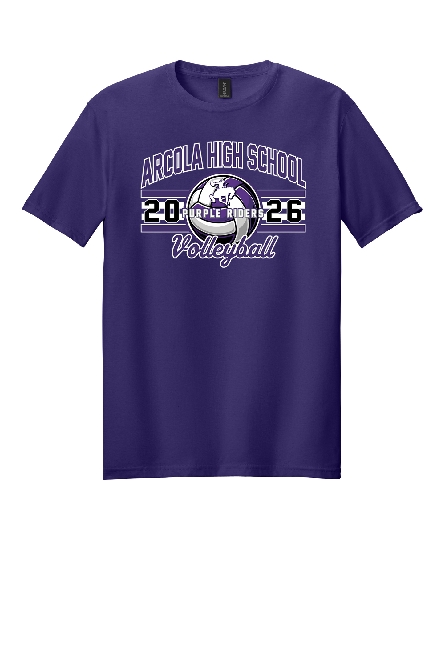 Arcola - Volleyball - Design 03 -  T-shirt - Gildan 64000