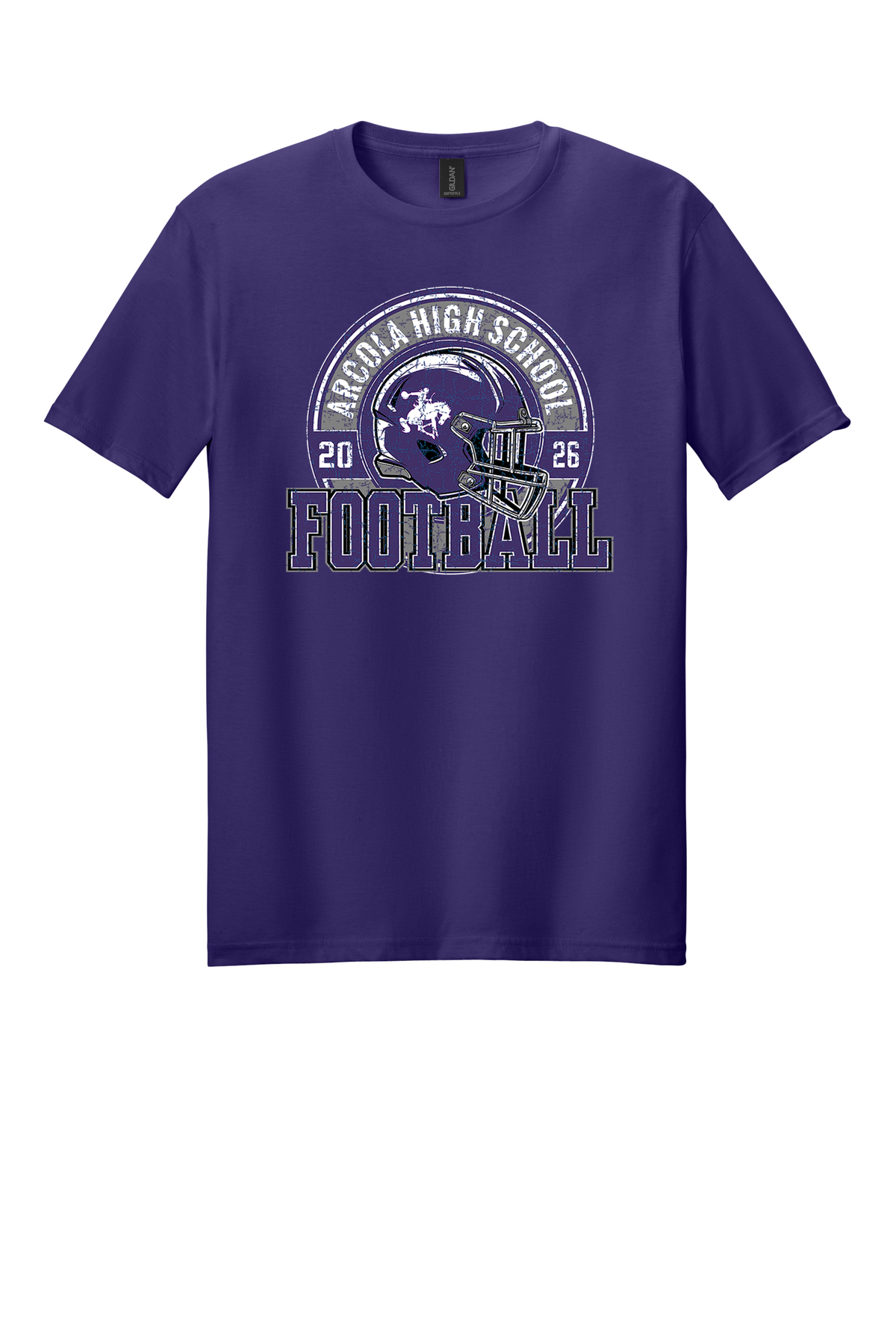 Arcola Football Design 02 Toddler T-shirt - Team Purple