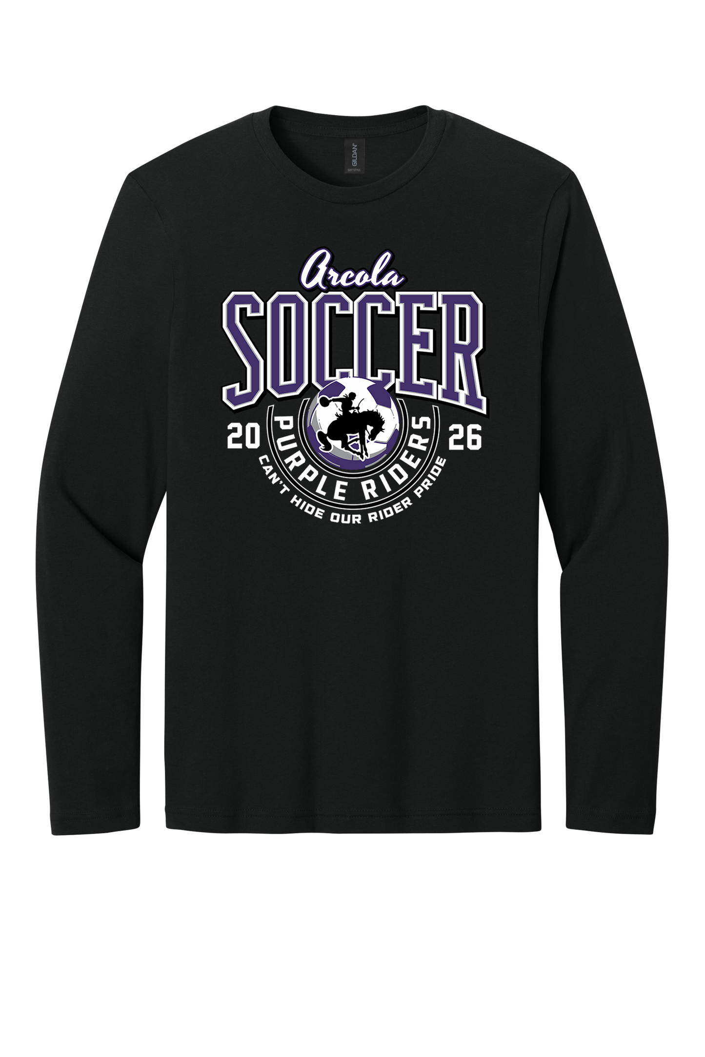 Arcola - Soccer - Design 03 -  Long Sleeve T - Gildan 64400