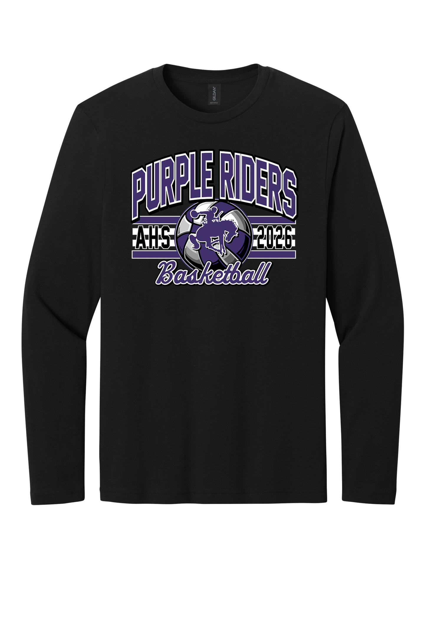 Arcola - Basketball - Design 02 -  Long Sleeve T - Gildan 64400