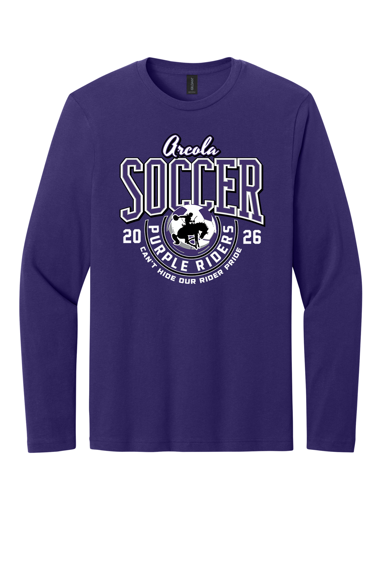Arcola - Soccer - Design 03 -  Long Sleeve T - Gildan 64400
