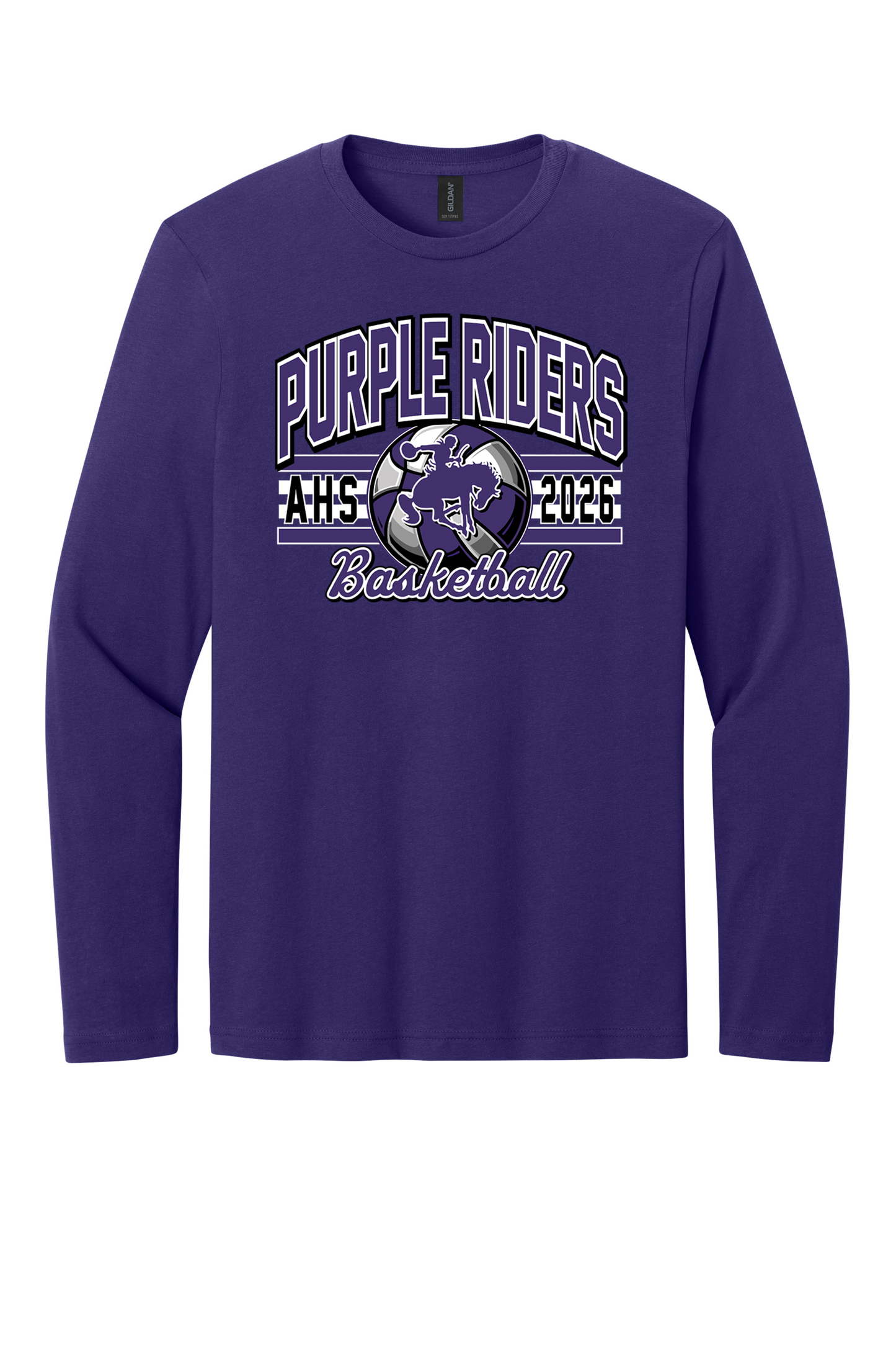 Arcola - Basketball - Design 02 -  Long Sleeve T - Gildan 64400