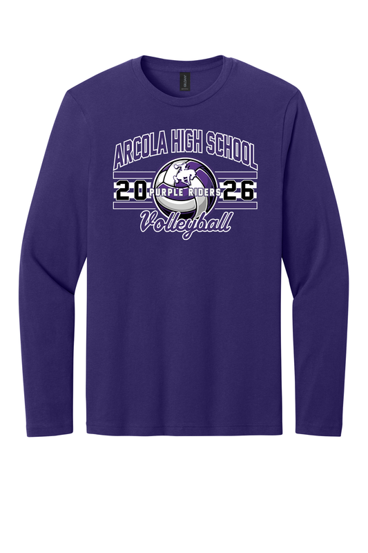 Arcola - Volleyball - Design 03 -  Long Sleeve T - Gildan 64400