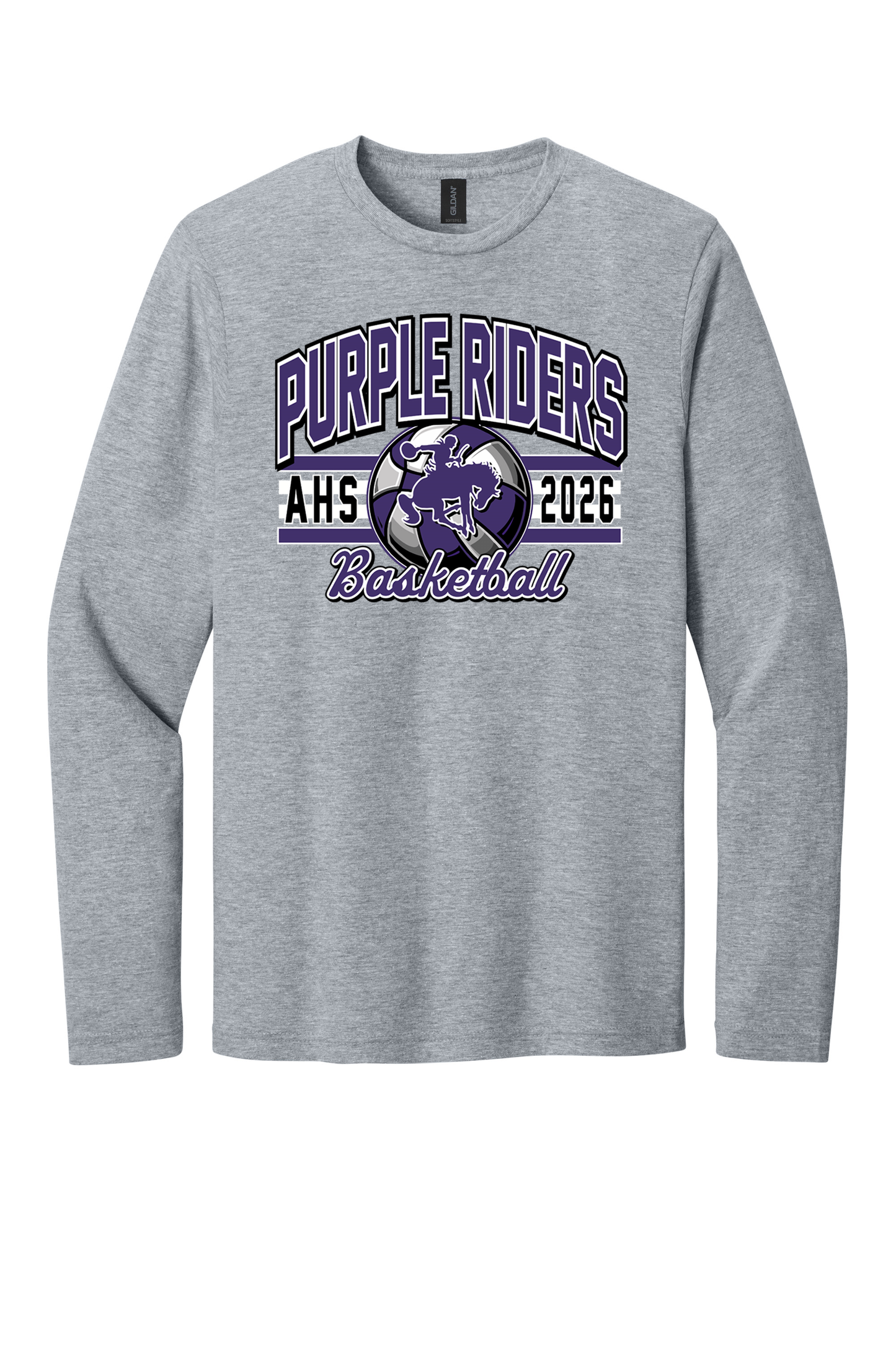 Arcola - Basketball - Design 02 -  Long Sleeve T - Gildan 64400