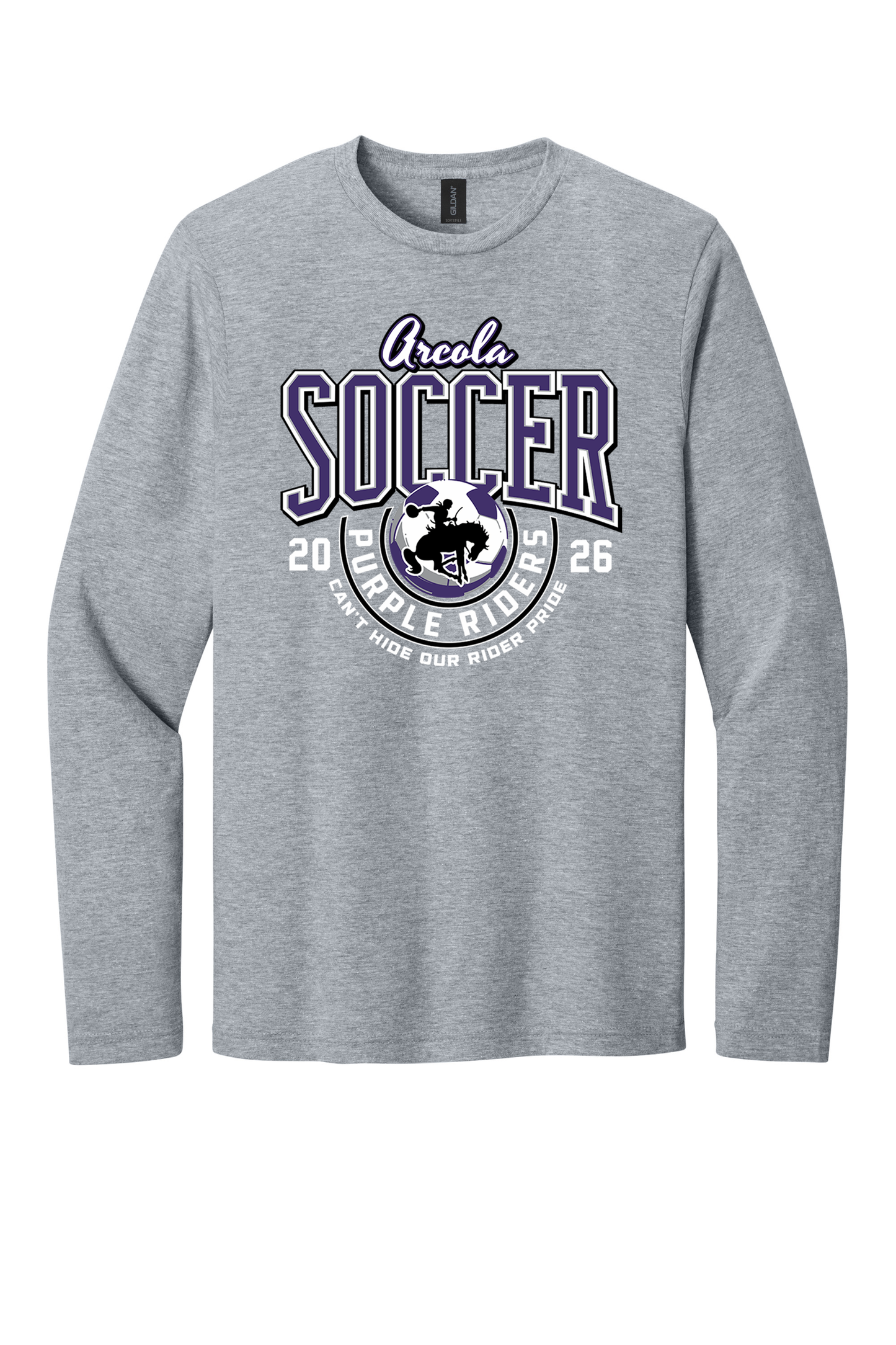 Arcola - Soccer - Design 03 -  Long Sleeve T - Gildan 64400