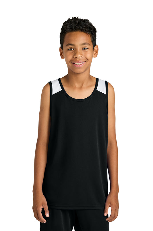 Sport Tek - YST446 - Youth Club Track Tank