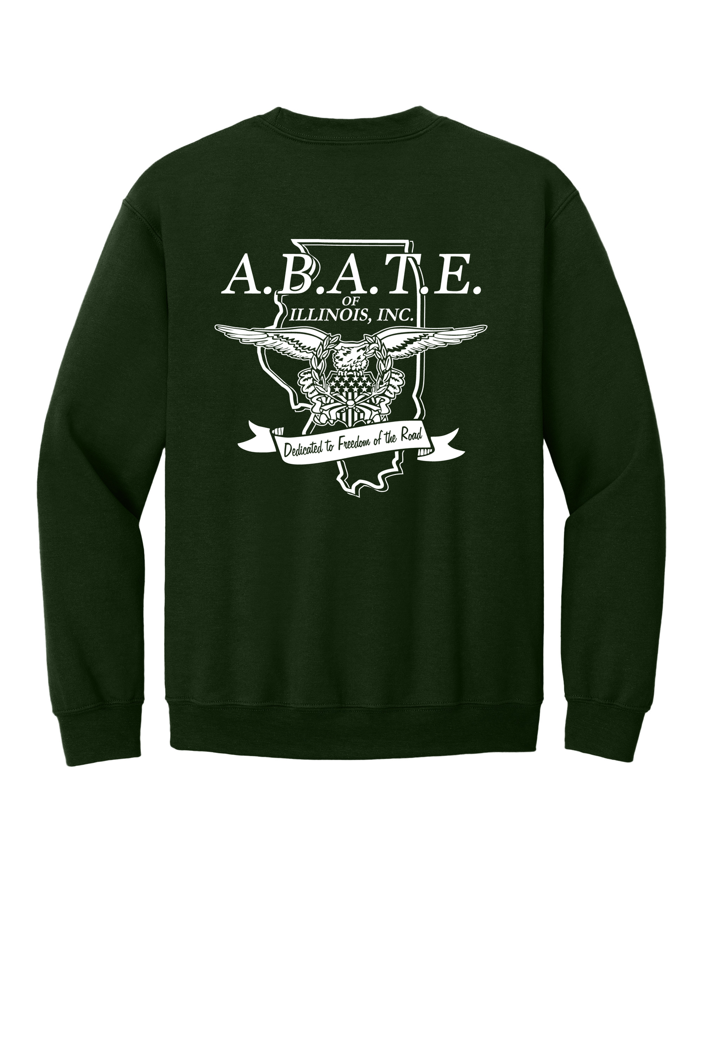 Abate - Abate of illinois - Design 01 - Crewneck Sweatshirt - Gildan 18000