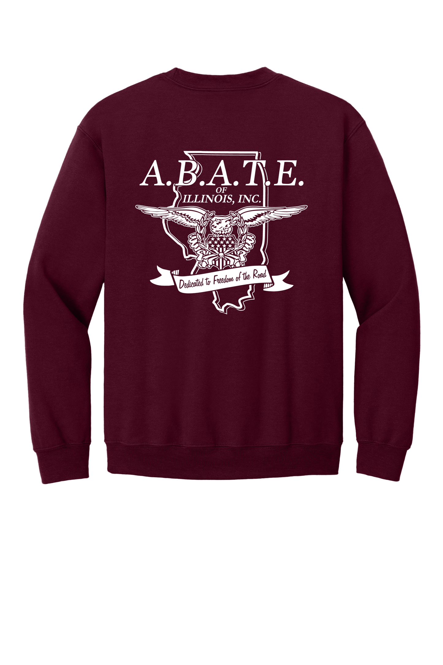 Abate - Abate of illinois - Design 01 - Crewneck Sweatshirt - Gildan 18000