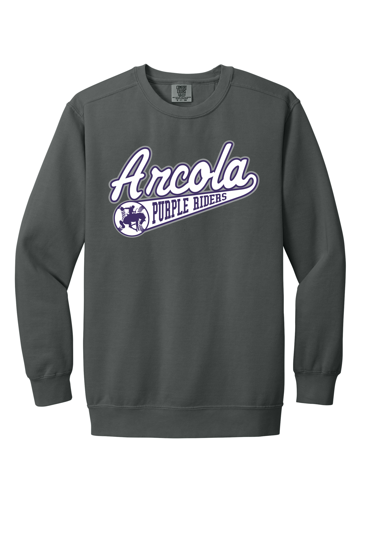 Arcola - Baseball - Design 01 -  Crewneck Sweatshirt - Comfort Color 1566