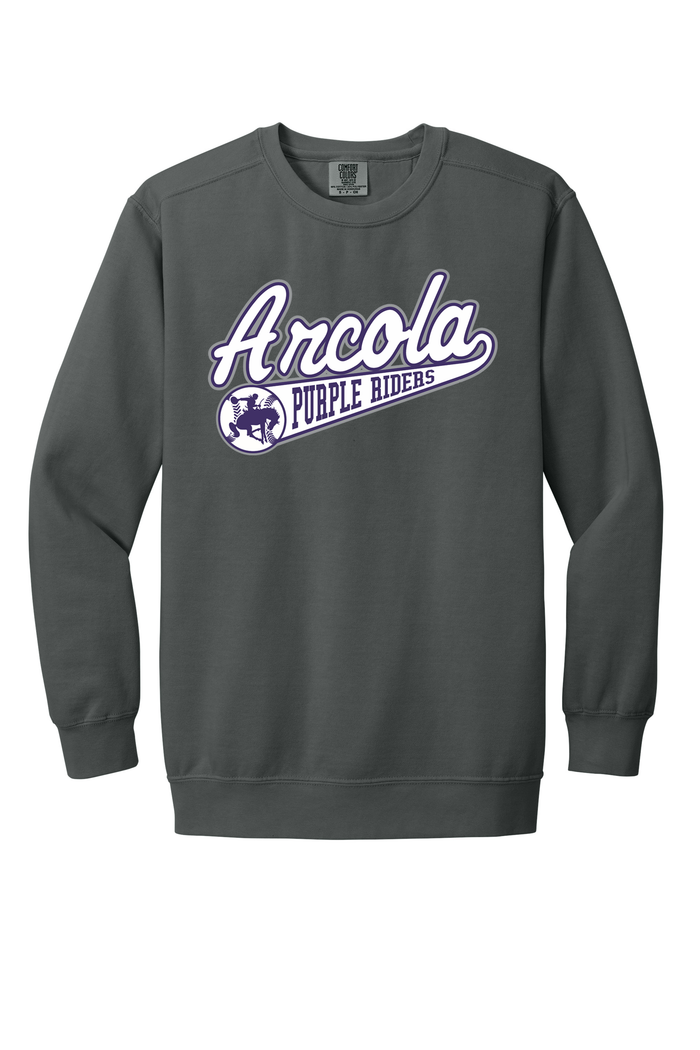 Arcola - Baseball - Design 01 -  Crewneck Sweatshirt - Comfort Color 1566