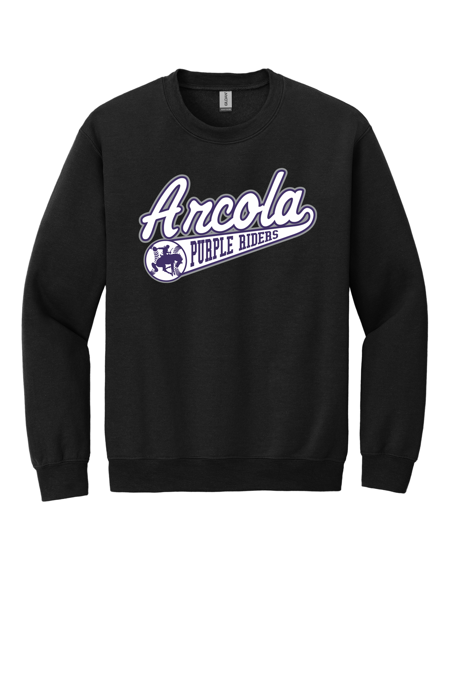Arcola - Baseball - Design 01 -  Crewneck Sweatshirt - Gildan 18000