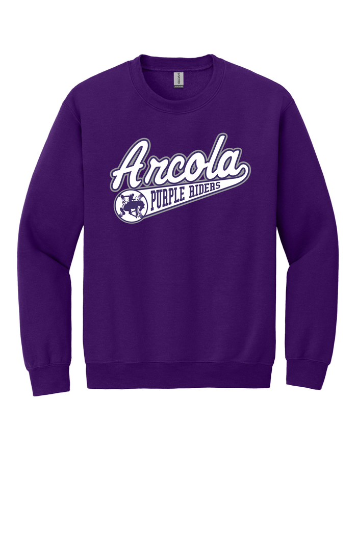 Arcola - Baseball - Design 01 -  Crewneck Sweatshirt - Gildan 18000