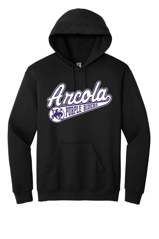 Arcola - Baseball - Design 01 -  Hooded Sweatshirt - Gildan 18500