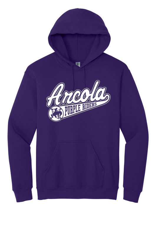 Arcola - Baseball - Design 01 -  Hooded Sweatshirt - Gildan 18500