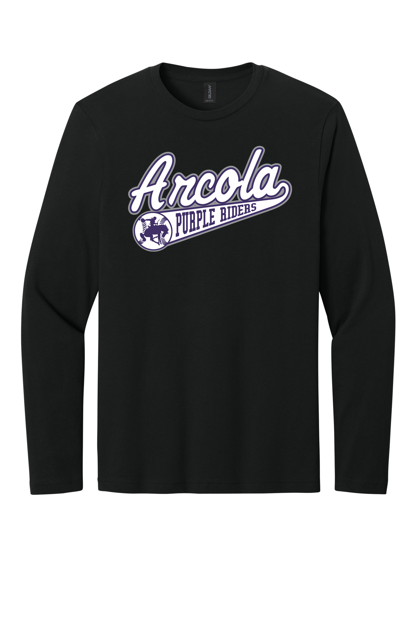 Arcola - Baseball - Design 01 -  Long Sleeve T - Gildan 64400