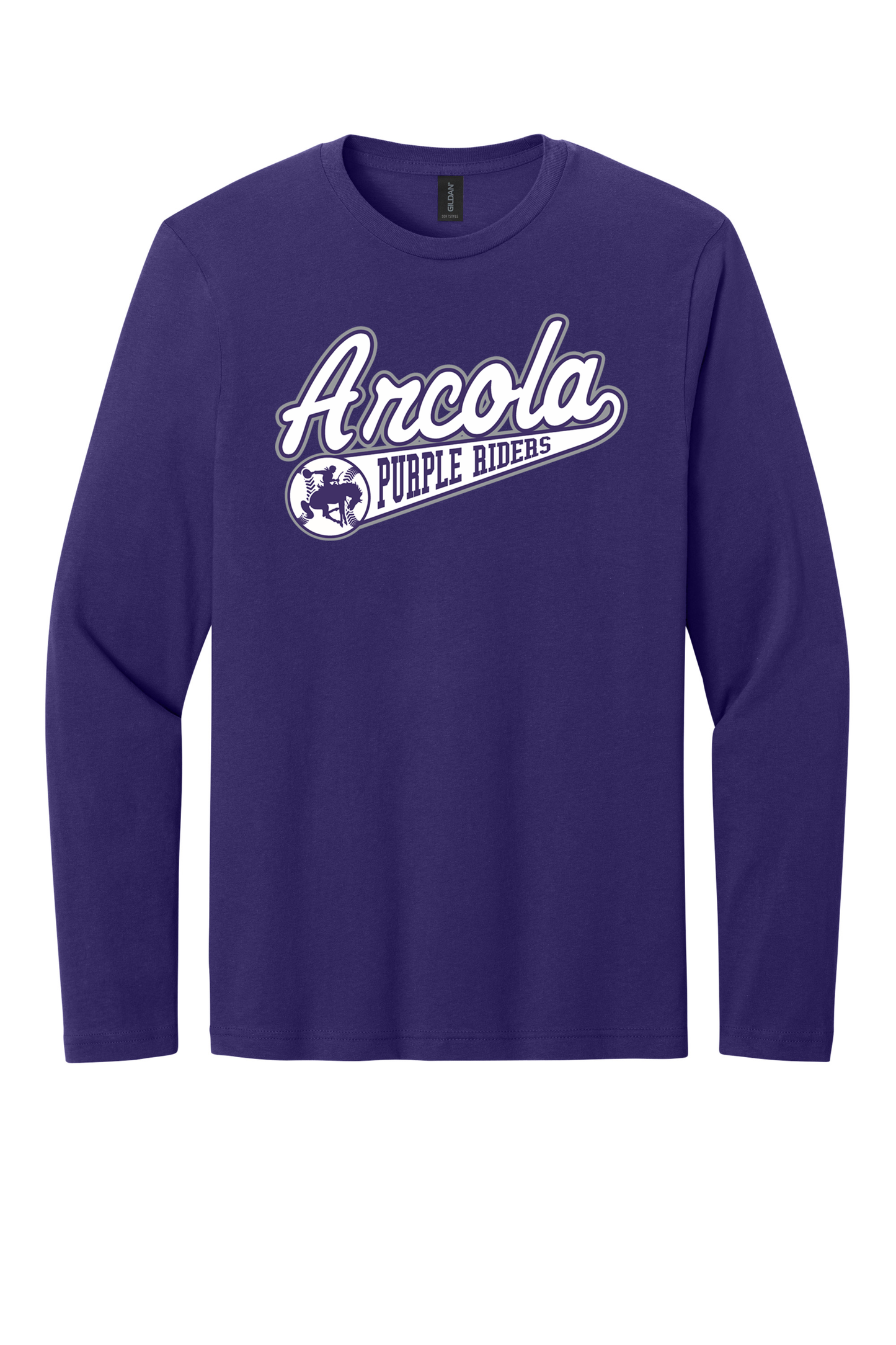 Arcola - Baseball - Design 01 -  Long Sleeve T - Gildan 64400