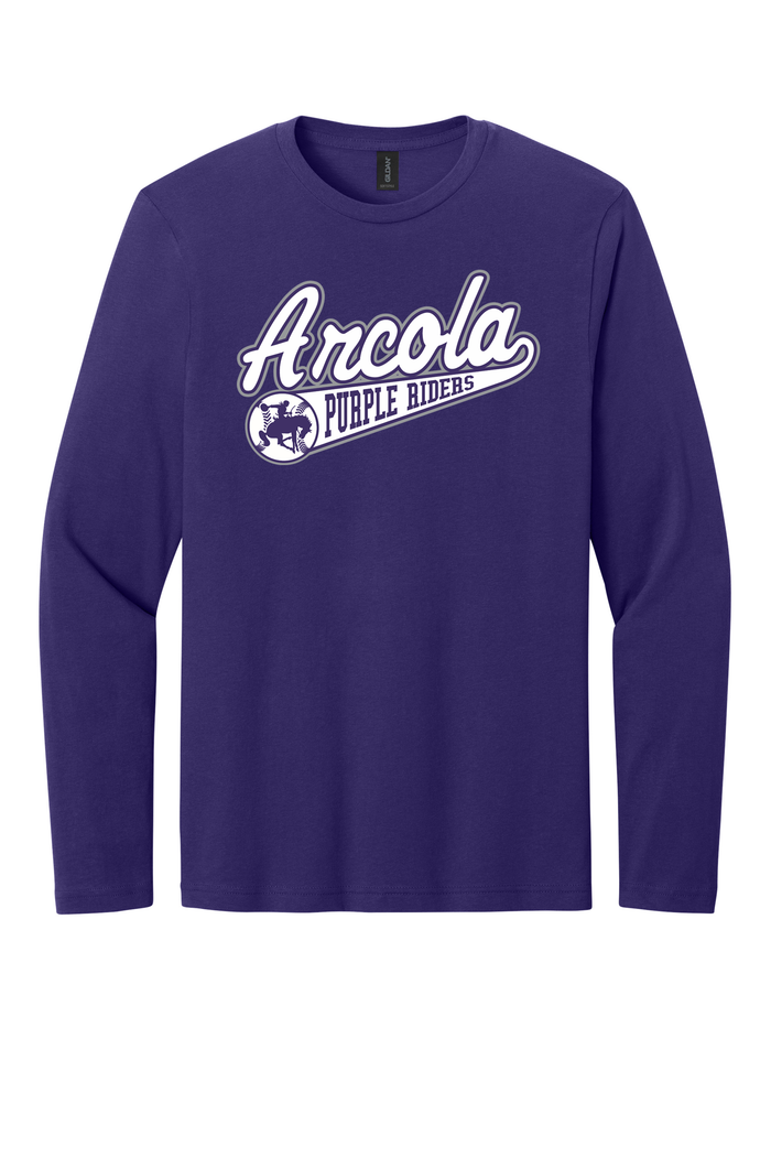 Arcola - Baseball - Design 01 -  Long Sleeve T - Gildan 64400