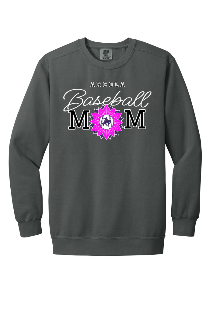 Arcola - Baseball - Design 02 -  Crewneck Sweatshirt - Comfort Color 1566
