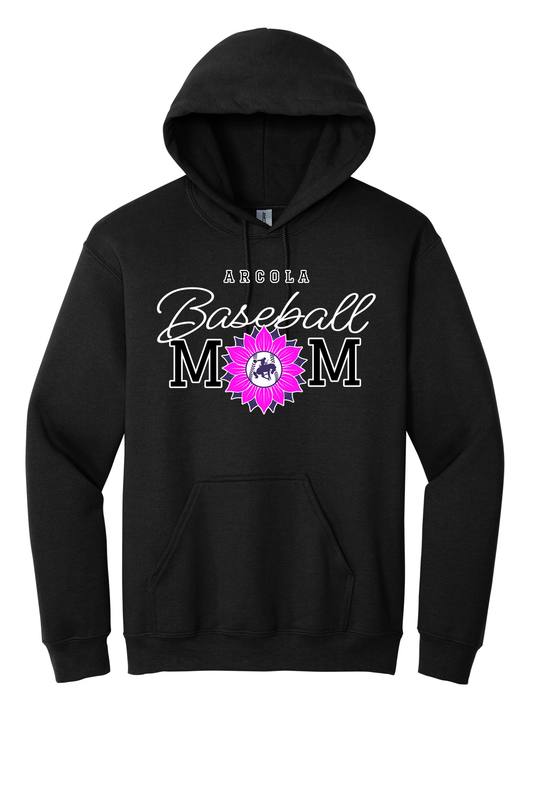 Arcola - Baseball - Design 02 -  Hooded Sweatshirt - Gildan 18500