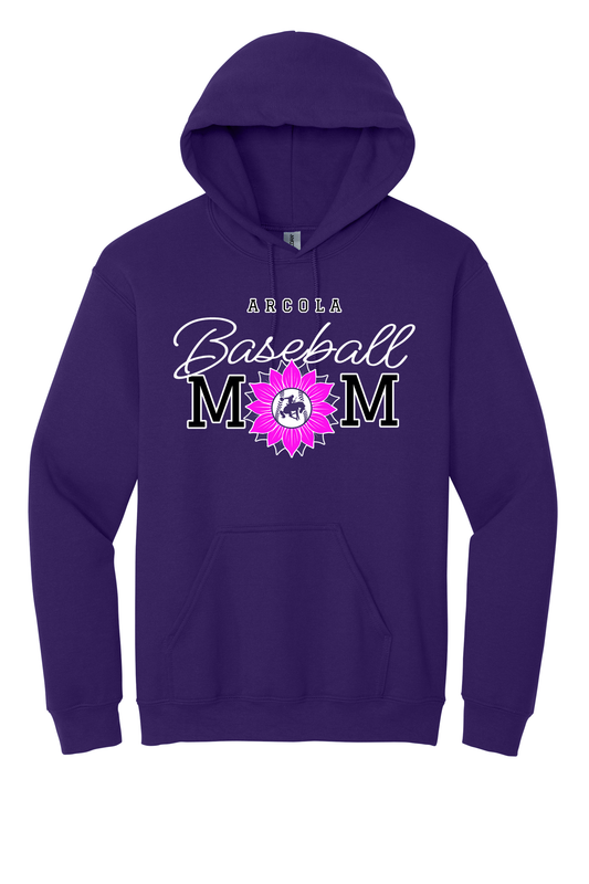 Arcola - Baseball - Design 02 -  Hooded Sweatshirt - Gildan 18500