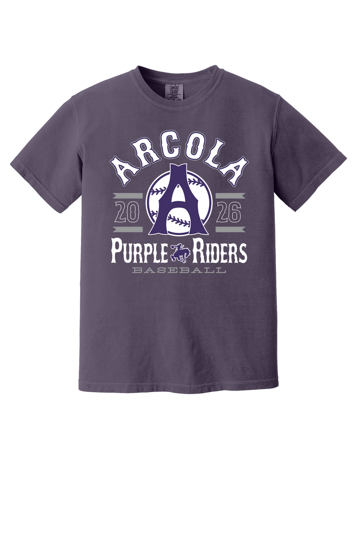 Arcola - Baseball - Design 04 -  T-shirt - Comfort Color 1717