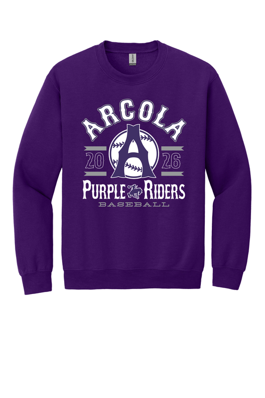 Arcola - Baseball - Design 04 -  Crewneck Sweatshirt - Gildan 18000