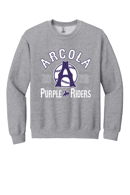 Arcola - Baseball - Design 04 -  Crewneck Sweatshirt - Gildan 18000