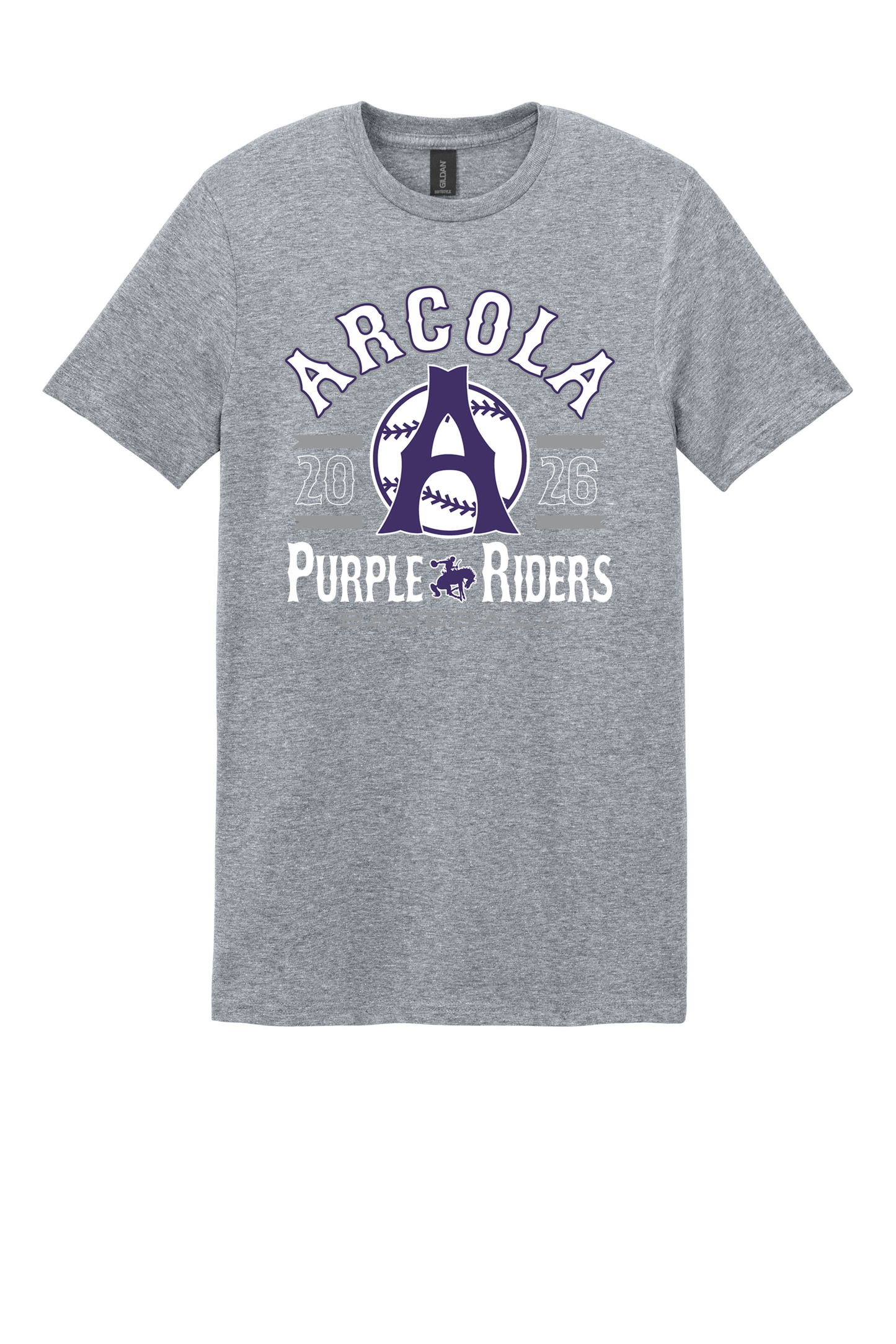 Arcola - Baseball - Design 04 -  T-shirt - Gildan 64000