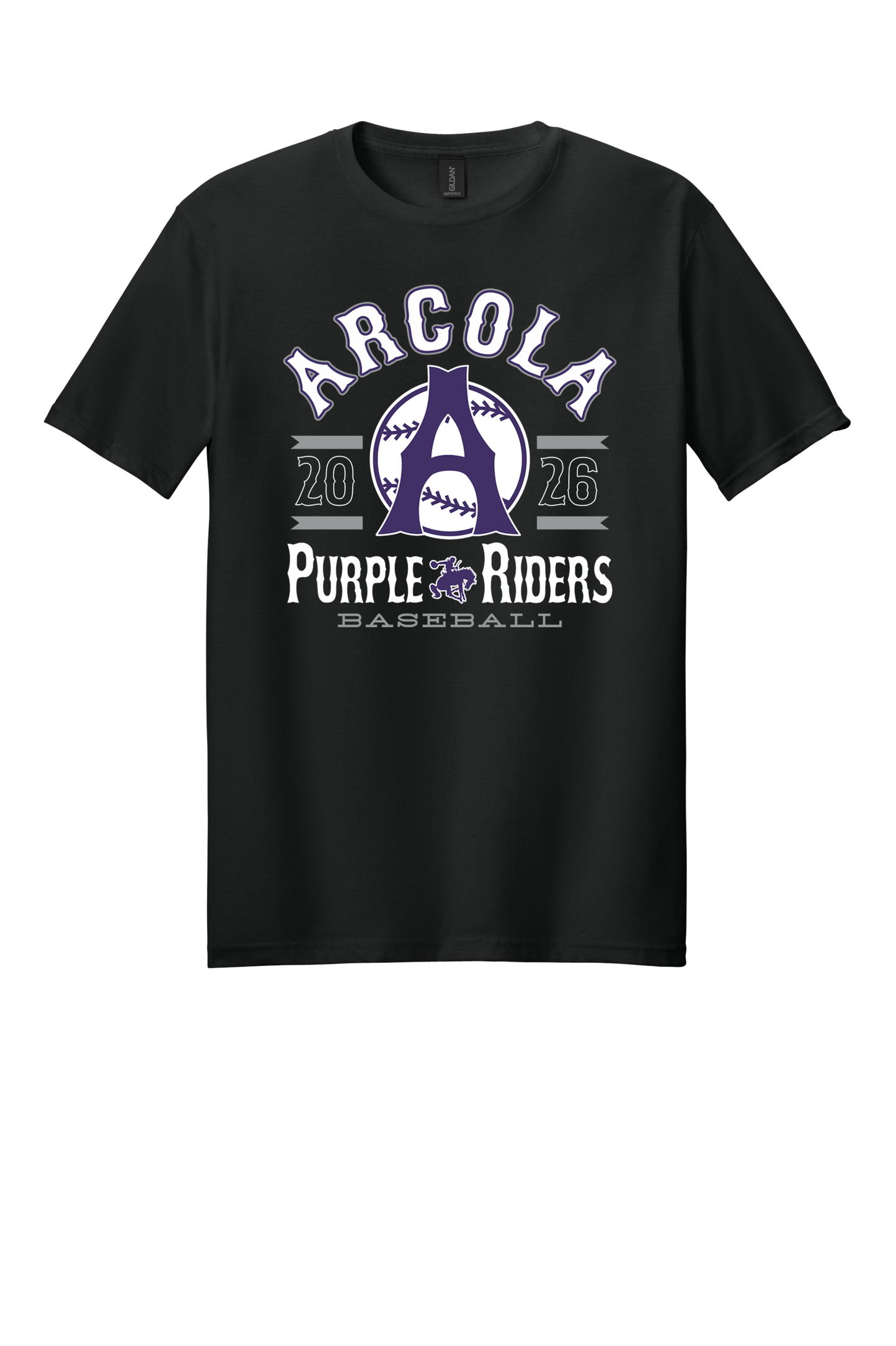 Arcola - Baseball - Design 04 -  T-shirt - Gildan 64000