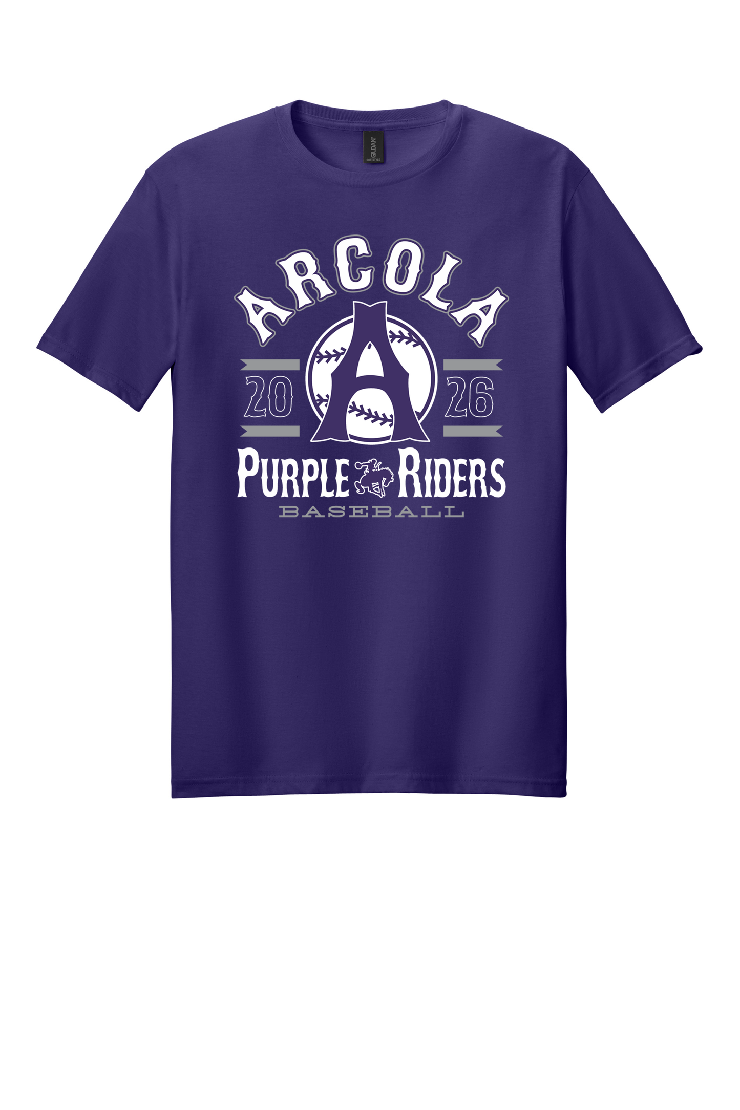 Arcola - Baseball - Design 04 -  T-shirt - Gildan 64000