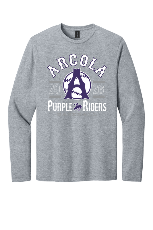 Arcola - Baseball - Design 04 -  Long Sleeve T - Gildan 64400