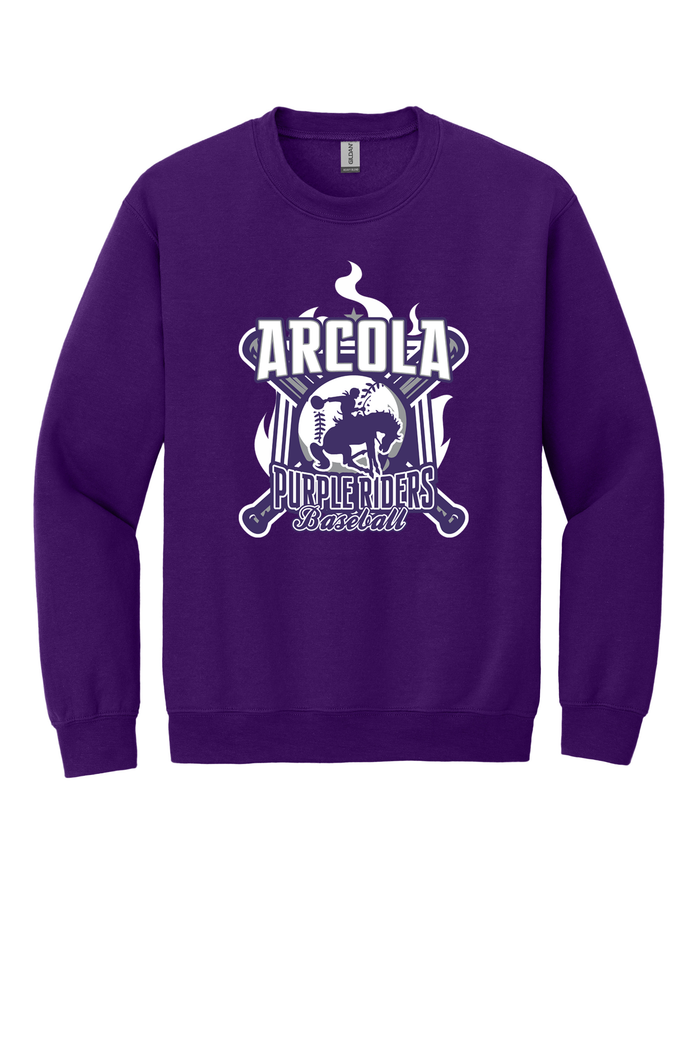 Arcola - Baseball - Design 05 -  Crewneck Sweatshirt - Gildan 18000