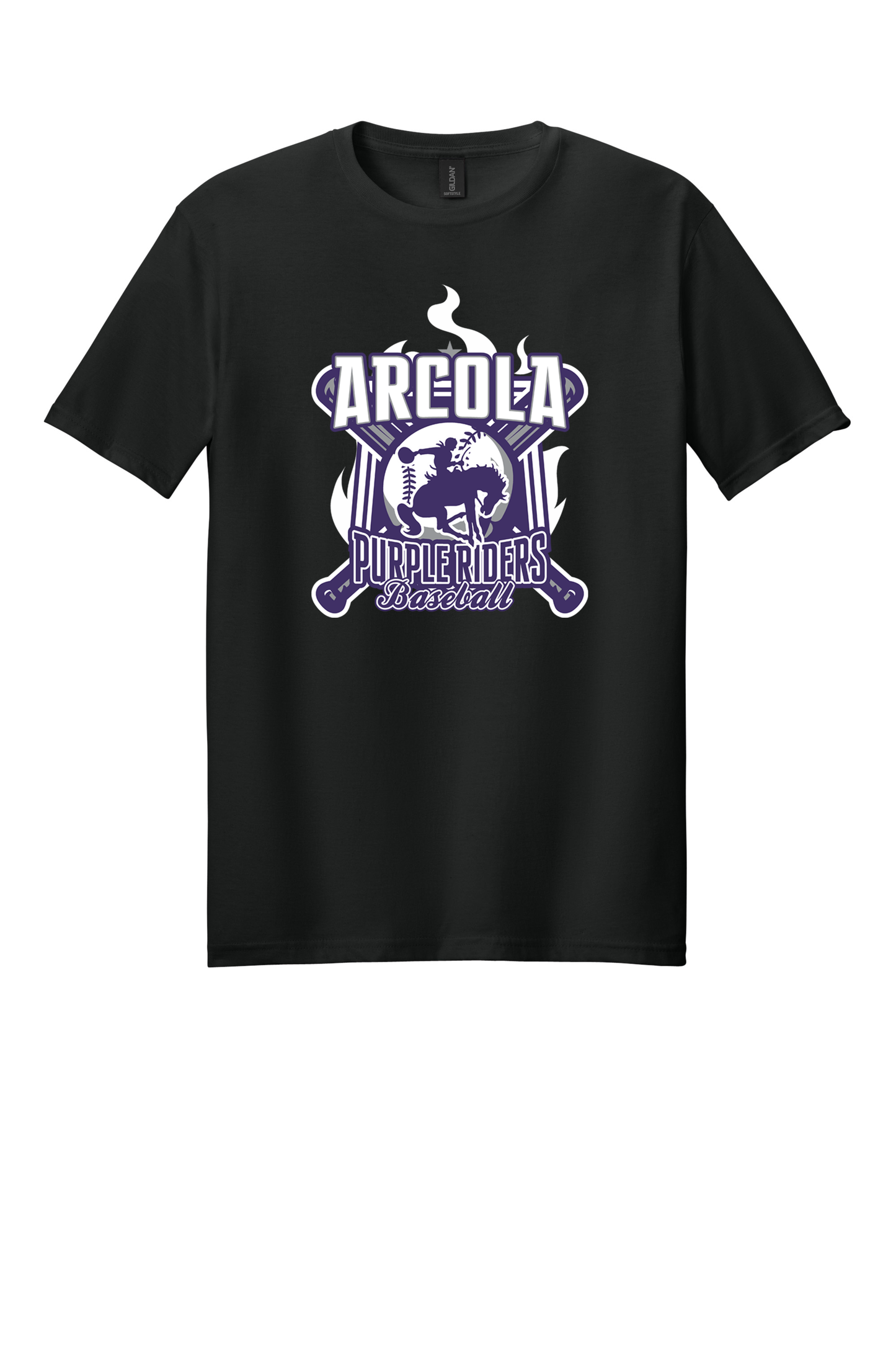Arcola - Baseball - Design 05 -  T-shirt - Gildan 64000