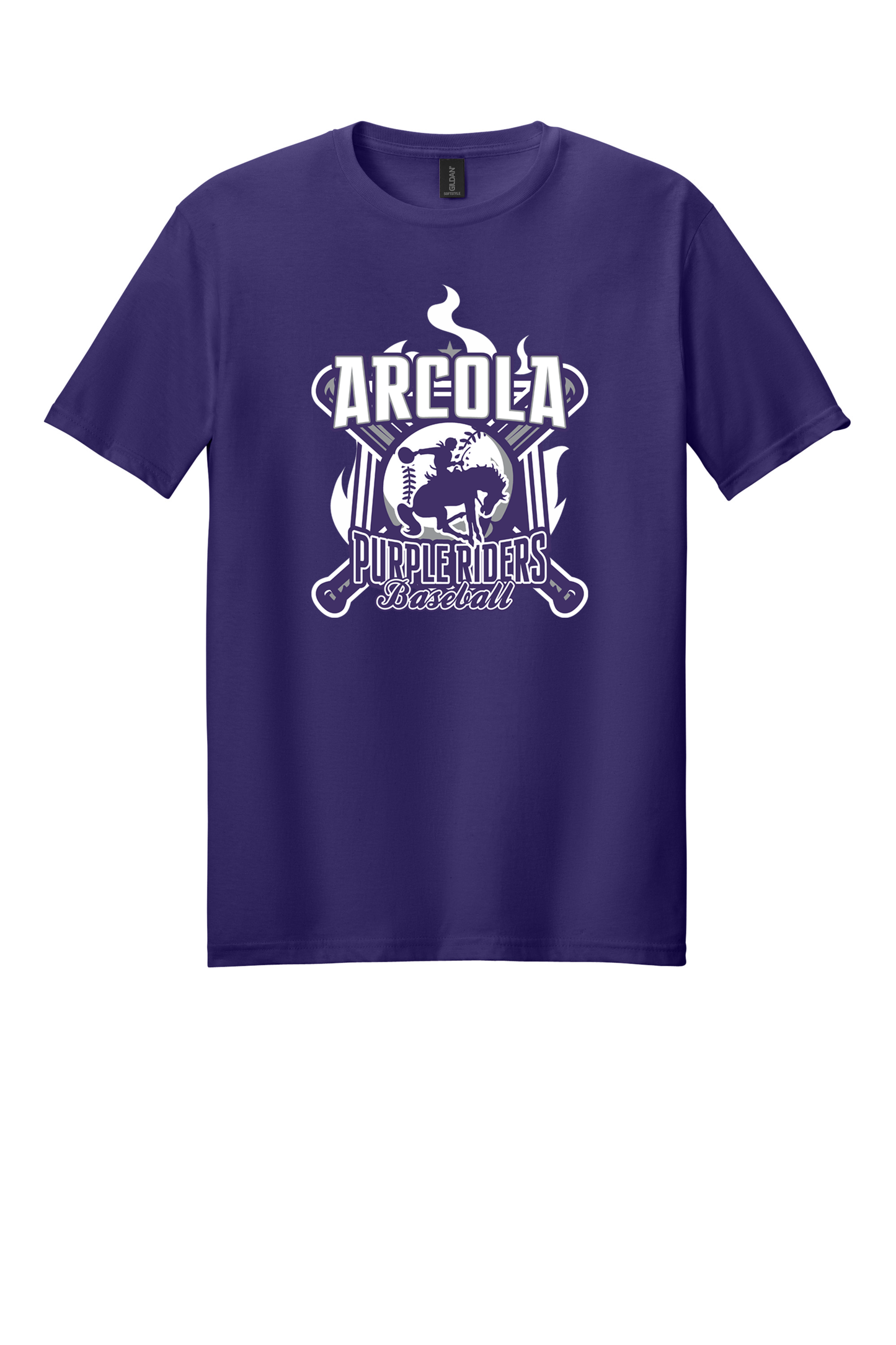 Arcola - Baseball - Design 05 -  T-shirt - Gildan 64000