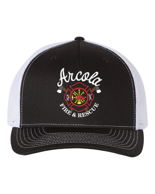 Arcola Fire Department - Maltese - Richardson 5 Panel - Mesh / Snap Back Cap - 112FP