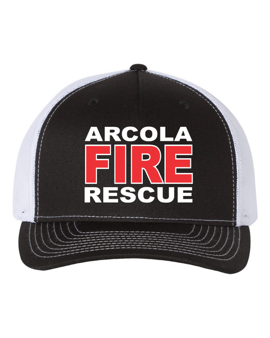 Arcola Fire Department - Richardson 5 Panel - Mesh / Snap Back Cap - 112FP