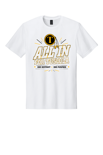 Tuscola CUSD 301 Staff shirt - White - front