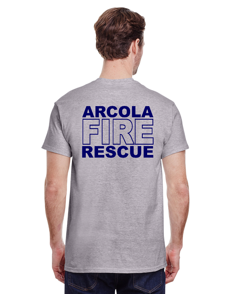 Arcola Fire Department - Basic Heavy Cotton T-shirt - g500