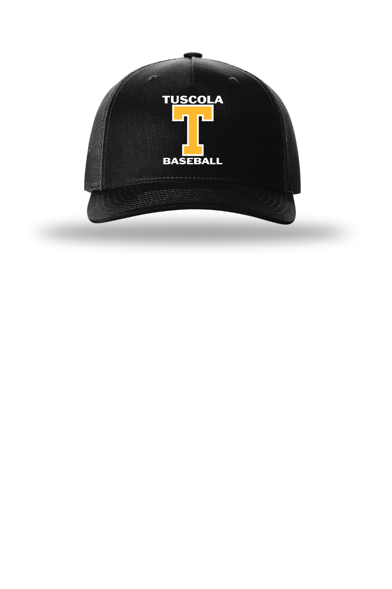 Tuscola Baseball 2026 Richardson 112FP T Logo - Black