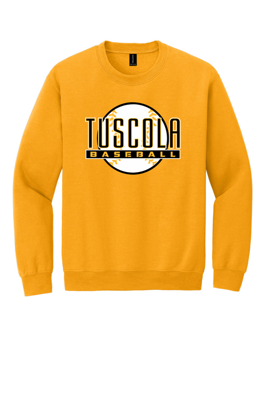 Tuscola Baseball 2026 Gildan 18000 Ball Logo - Gold