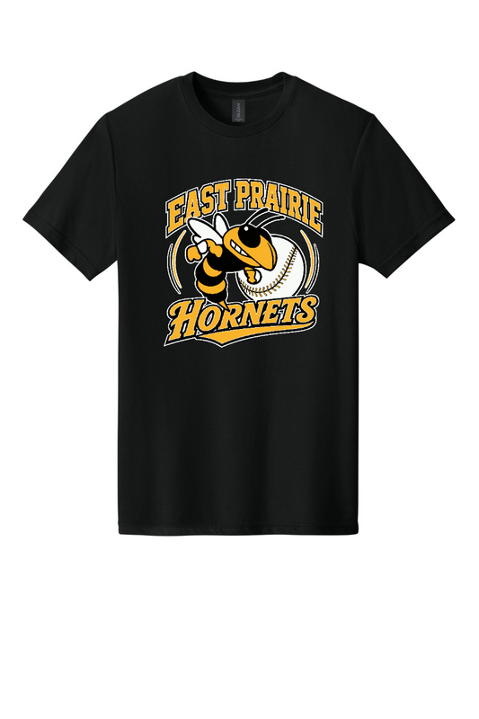 Tuscola Hornets Baseball Youth Gildan Softstyle CVC Tee - Hornet Logo