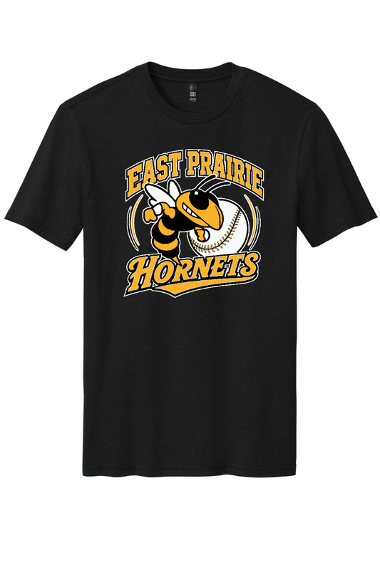 Tuscola Hornets Baseball 2026 Youth District Perfect Blend CVC Tee Hornet Logo DT108Y